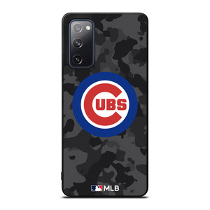 CHICAGO CUBS BASEBALL BLACK CAMO Samsung Galaxy S20 FE Case Cover