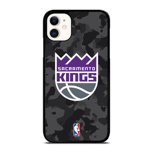 SACRAMENTO KINGS BLACK CAMO iPhone 11 Case Cover SACRAMENTO KINGS BLACK CAMO iPhone 11 Case Cover