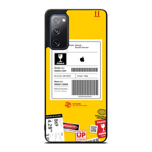 DHL SHIPPING EXPRESS LABEL APPLE Samsung Galaxy S20 FE Case Cover