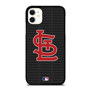 SAINT LOUIS CARDINALS BASEBALL BLACK iPhone 11 Case Cover