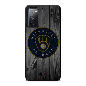 MILWAUKEE BREWERS BASEBALL MLB WOOD LOGO Samsung Galaxy S20 FE Case Cover