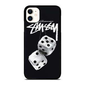 STUSSY FUZZY DICE iPhone 11 Case Cover STUSSY FUZZY DICE iPhone 11 Case Cover