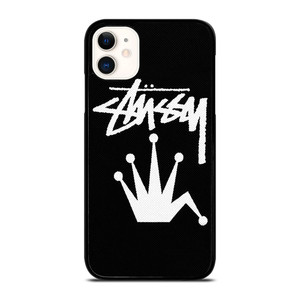 STUSSY PARIS BENT CROWN iPhone 11 Case Cover STUSSY PARIS BENT CROWN iPhone 11 Case Cover