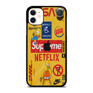 SUPREME NETFLIX COLLAGE iPhone 11 Case Cover