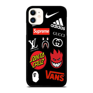 SUPREME NIKE ADIDAS SKATEBOARD iPhone 11 Case Cover SUPREME NIKE ADIDAS SKATEBOARD iPhone 11 Case Cover