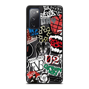 PUNK ROCK BAND COLLAGE Samsung Galaxy S20 FE Case Cover PUNK ROCK BAND COLLAGE Samsung Galaxy S20 FE Case Cover