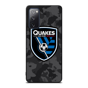 SAN JOSE EARTHQUAKES MLS BLACK CAMO Samsung Galaxy S20 FE Case Cover