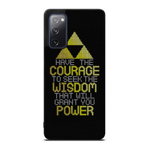 TRIFORCE ZELDA QUOTES Samsung Galaxy S20 FE Case Cover