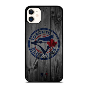 TORONTO BLUE JAYS BASEBALL MLB WOOD LOGO iPhone 11 Case Cover