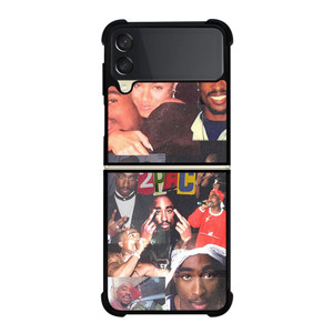 2PAC TUPAC SAKUR RAPPER COLLAGE Samsung Galaxy Z Flip 3 Case Cover