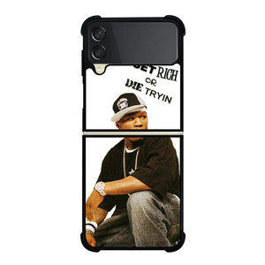 50 CENT GET RICH OR DIE TRYIN Samsung Galaxy Z Flip 3 Case Cover