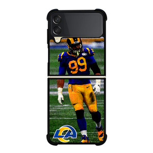 AARON DONALD 99 LOS ANGELES RAMS NFL FOOTBALL 2 Samsung Galaxy Z Flip 3 Case Cover