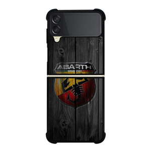 ABARTH CAR WOODEN LOGO Samsung Galaxy Z Flip 3 Case Cover