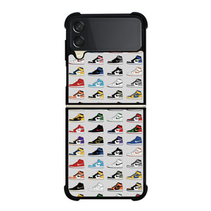 AIR JORDAN SHOES COLLAGE Samsung Galaxy Z Flip 3 Case Cover AIR JORDAN SHOES COLLAGE Samsung Galaxy Z Flip 3 Case Cover