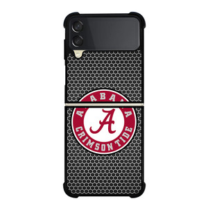 ALABAMA CRIMSON TIDE FOOTBALL METAL Samsung Galaxy Z Flip 3 Case Cover