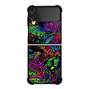 ALICE IN WONDERLAND TRIPPY PSYCHEDELIC Samsung Galaxy Z Flip 3 Case Cover ALICE IN WONDERLAND TRIPPY PSYCHEDELIC Samsung Galaxy Z Flip 3 Case Cover