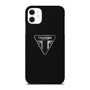 TRIUMPH MOTORCYCLES CARBON FIBER iPhone 11 Case Cover TRIUMPH MOTORCYCLES CARBON FIBER iPhone 11 Case Cover