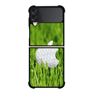 APPLE LOGO GOLF BALL Samsung Galaxy Z Flip 3 Case Cover APPLE LOGO GOLF BALL Samsung Galaxy Z Flip 3 Case Cover