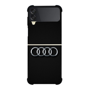 AUDI CARBON FIBER Samsung Galaxy Z Flip 3 Case Cover AUDI CARBON FIBER Samsung Galaxy Z Flip 3 Case Cover