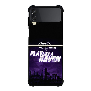 BALTIMORE RAVENS WORD Samsung Galaxy Z Flip 3 Case Cover BALTIMORE RAVENS WORD Samsung Galaxy Z Flip 3 Case Cover