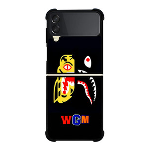 BAPE SHARK TIGER Samsung Galaxy Z Flip 3 Case Cover BAPE SHARK TIGER Samsung Galaxy Z Flip 3 Case Cover