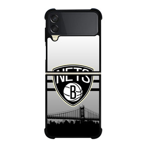 BROOKLYN NETS NBA SKYLINE Samsung Galaxy Z Flip 3 Case Cover BROOKLYN NETS NBA SKYLINE Samsung Galaxy Z Flip 3 Case Cover