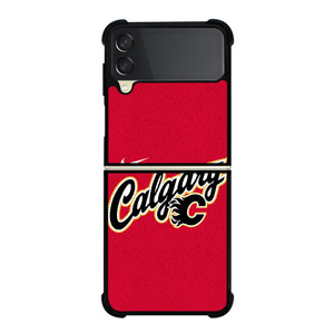 CALGARY FLAMES NHL HOCKEY NIKE Samsung Galaxy Z Flip 3 Case Cover CALGARY FLAMES NHL HOCKEY NIKE Samsung Galaxy Z Flip 3 Case Cover