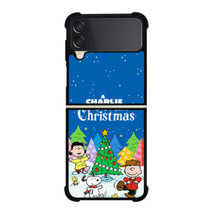 CHARLIE BROWN SNOOPY CHRISTMAS CARTOON Samsung Galaxy Z Flip 3 Case Cover