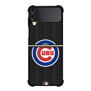 CHICAGO CUBS BASEBALL BLACK Samsung Galaxy Z Flip 3 Case Cover CHICAGO CUBS BASEBALL BLACK Samsung Galaxy Z Flip 3 Case Cover