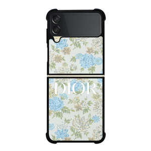 CHRISTIAN DIOR LOGO FLORAL Samsung Galaxy Z Flip 3 Case Cover