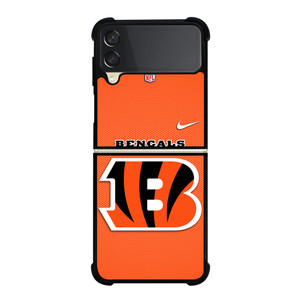 CINCINNATI BENGALS NFL FOOTBALL NIKE Samsung Galaxy Z Flip 3 Case Cover CINCINNATI BENGALS NFL FOOTBALL NIKE Samsung Galaxy Z Flip 3 Case Cover