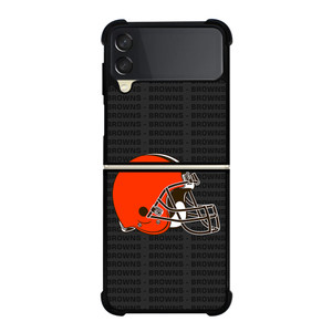 CLEVELAND BROWNS FOOTBALL TEXT Samsung Galaxy Z Flip 3 Case Cover CLEVELAND BROWNS FOOTBALL TEXT Samsung Galaxy Z Flip 3 Case Cover