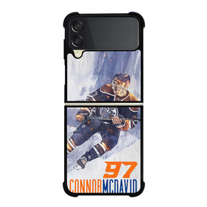CONNOR MCDAVID EDMONTON OILERS 2 Samsung Galaxy Z Flip 3 Case Cover CONNOR MCDAVID EDMONTON OILERS 2 Samsung Galaxy Z Flip 3 Case Cover