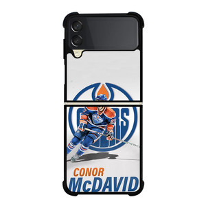 CONNOR MCDAVID EDMONTON OILERS Samsung Galaxy Z Flip 3 Case Cover CONNOR MCDAVID EDMONTON OILERS Samsung Galaxy Z Flip 3 Case Cover