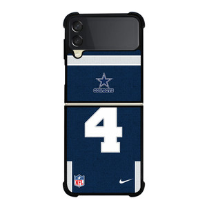 DALLAS COWBOYS DAK PRESCOTT 4 NFL NIKE Samsung Galaxy Z Flip 3 Case Cover DALLAS COWBOYS DAK PRESCOTT 4 NFL NIKE Samsung Galaxy Z Flip 3 Case Cover