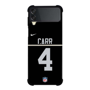 DEREK CARR LAS VEGAS RAIDERS NFL Samsung Galaxy Z Flip 3 Case Cover DEREK CARR LAS VEGAS RAIDERS NFL Samsung Galaxy Z Flip 3 Case Cover