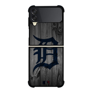 DETROIT TIGERS BASEBALL MLB WOOD LOGO Samsung Galaxy Z Flip 3 Case Cover DETROIT TIGERS BASEBALL MLB WOOD LOGO Samsung Galaxy Z Flip 3 Case Cover