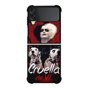 DISNEY CRUELLA DE VIL DALMATIAN Samsung Galaxy Z Flip 3 Case Cover