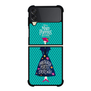 DISNEY MARY POPPINS POLKADOT Samsung Galaxy Z Flip 3 Case Cover