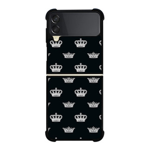 DOLCE AND GABBANA CROWN Samsung Galaxy Z Flip 3 Case Cover DOLCE AND GABBANA CROWN Samsung Galaxy Z Flip 3 Case Cover