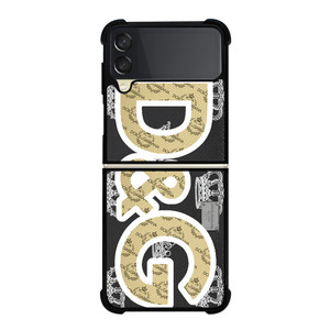 DOLCE AND GABBANA EMBOSS Samsung Galaxy Z Flip 3 Case Cover DOLCE AND GABBANA EMBOSS Samsung Galaxy Z Flip 3 Case Cover