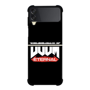 DOOM ETERNAL GAMES LOGO BLACK Samsung Galaxy Z Flip 3 Case Cover