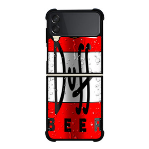 DUFF BEER THE SIMPSONS CARTOON 3 Samsung Galaxy Z Flip 3 Case Cover