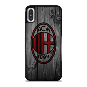 AC MILAN FOOTBALL WOODEN LOGO iPhone X / XS Case Cover AC MILAN FOOTBALL WOODEN LOGO iPhone X / XS Case Cover