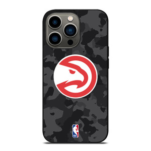 ATLANTA HAWKS BLACK CAMO iPhone 13 Pro Case Cover