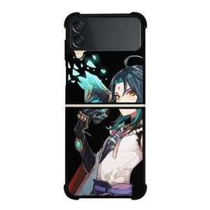 GENSHIN IMPACT XIAO Samsung Galaxy Z Flip 3 Case Cover GENSHIN IMPACT XIAO Samsung Galaxy Z Flip 3 Case Cover
