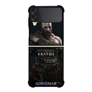 GOD OF WAR RAGNAROK KRATOS CHRISTOPHER JUDGE Samsung Galaxy Z Flip 3 Case Cover GOD OF WAR RAGNAROK KRATOS CHRISTOPHER JUDGE Samsung Galaxy Z Flip 3 Case Cover