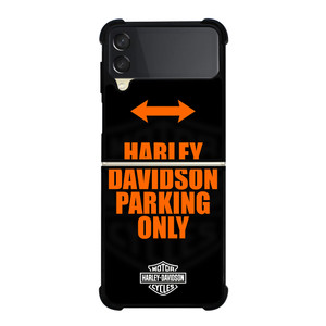 HARLEY DAVIDSON PARKING ONLY Samsung Galaxy Z Flip 3 Case Cover HARLEY DAVIDSON PARKING ONLY Samsung Galaxy Z Flip 3 Case Cover