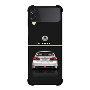 HONDA CIVIC RETRO Samsung Galaxy Z Flip 3 Case Cover HONDA CIVIC RETRO Samsung Galaxy Z Flip 3 Case Cover