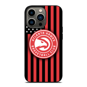 ATLANTA HAWKS NBA USA FLAG iPhone 13 Pro Case Cover
